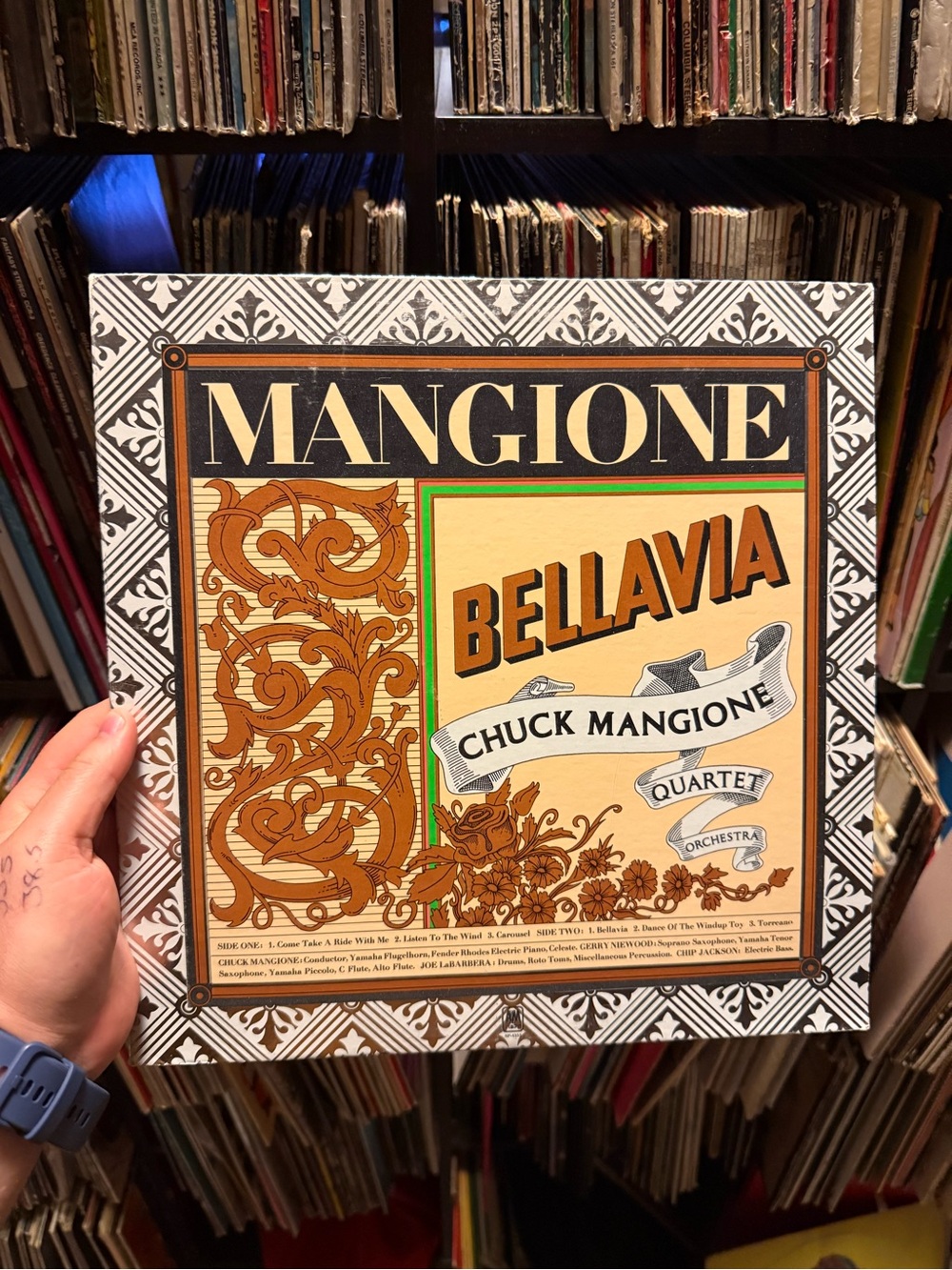 ⏺️ 3/$25 Chuck Mangione Bellavia Vinyl Record